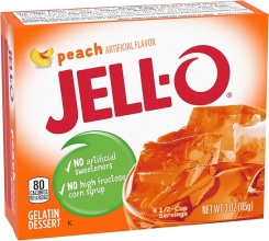 Jell-O Peach Gelatin Dessert 85g